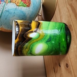 Beautiful art glass vase Murano inspired